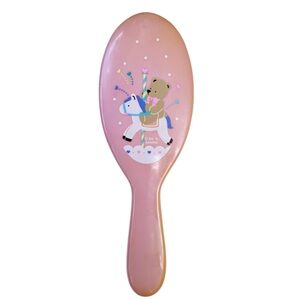 Vintage Sanrio Tweedle Dee Dee Bear Pink Brush 1991 7.5”inches